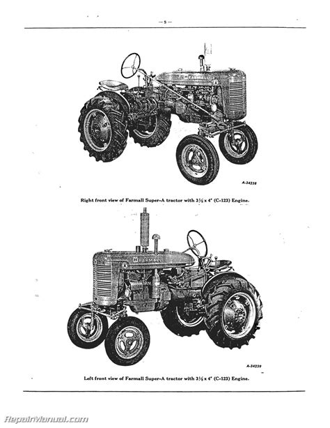 farmall a vs super a|farmall super a parts catalog.